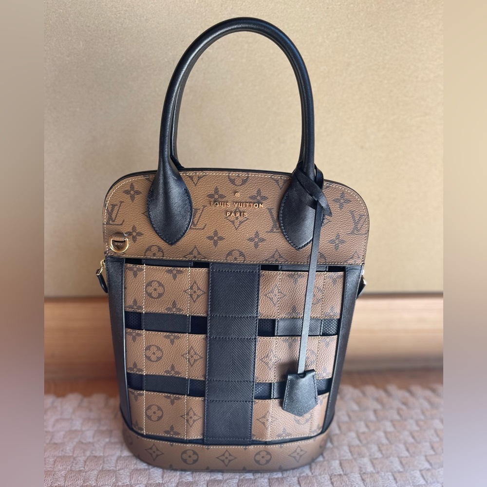 Louis Vuitton Tressage Tote RARE Reverse Monogram - Picture 2 of 12